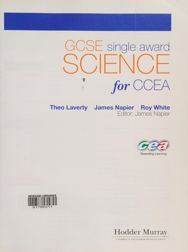 Gcse Single Award Science for Ccea