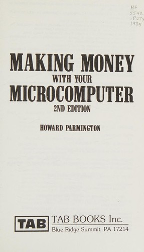 Making money with your microcomputer