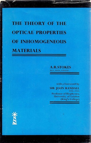 The theory of the optical properties of inhomogeneous materials