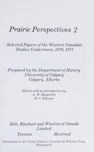 Prairies perspectives 2