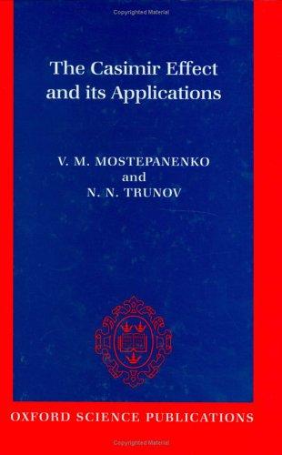 The Casimir effect and its applications