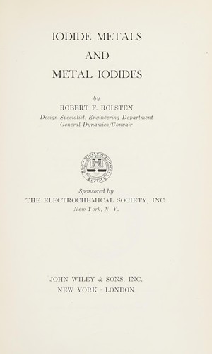 Iodide metals and metal iodides