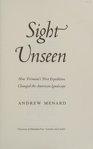 Sight unseen