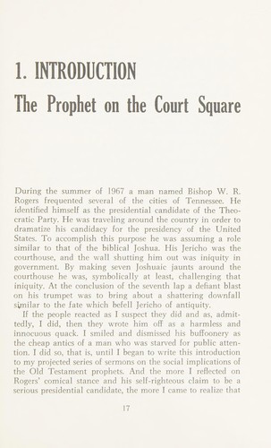 Radical voices in the wilderness