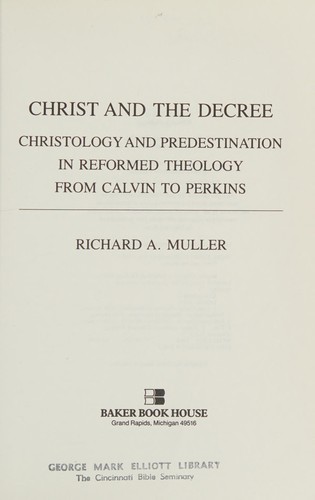 Christ and the decree