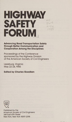 Highway safety forum