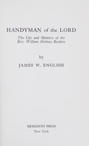 Handyman of the Lord