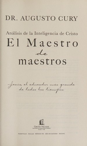 Maestro de Maestros