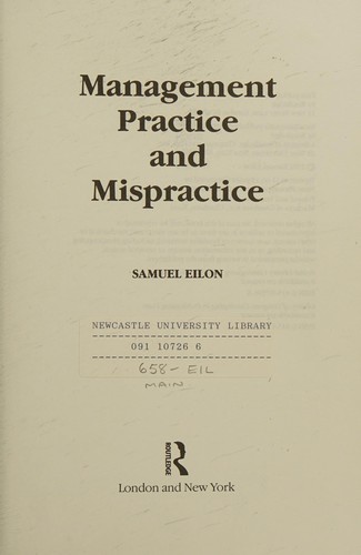 Management practice and mispractice