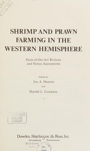 Shrimp and Prawn Farming in the Western Hemisphere