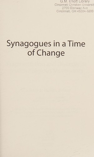 Synagogues in a time of change