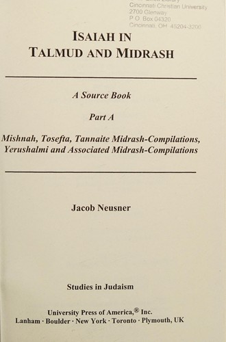Isaiah in Talmud and midrash