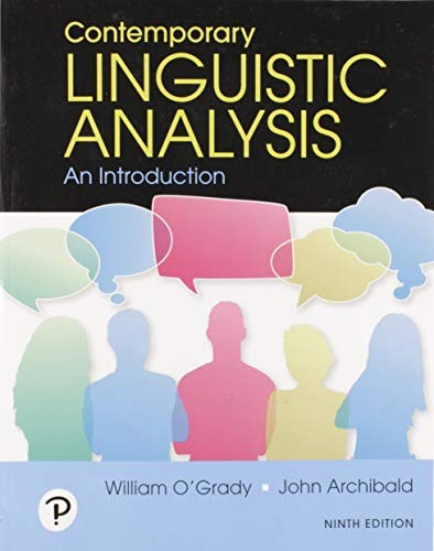 Contemporary Linguistic Analysis