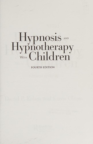 Hypnosis and hypnotherapy with children