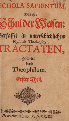 Schola sapientum, das ist : Schul der Weisen