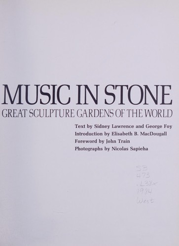 Music in stone