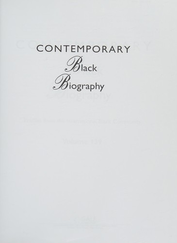 Contemporary Black Biography