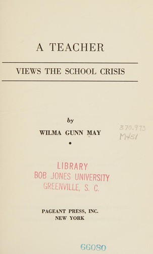 A teacher views the school crisis