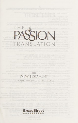 The Passion Translation New Testament