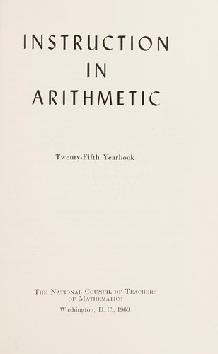 Instruction in arithmetic