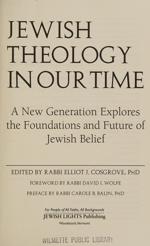 Jewish theology in our time
