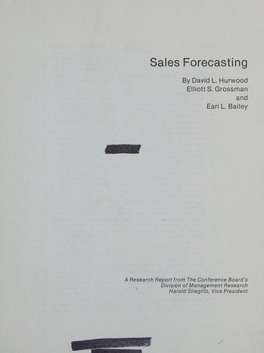 Sales forecasting