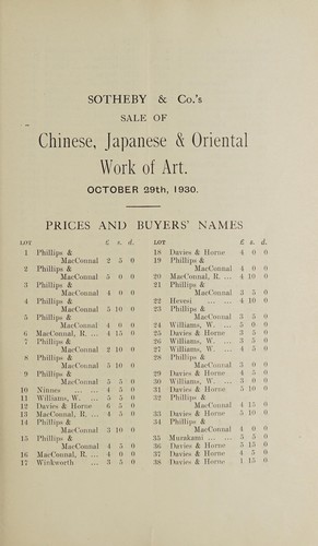 Chinese, Japanese & Oriental works of art