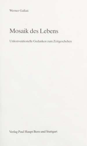 Mosaik des Lebens