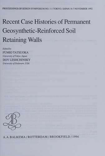 Recent Case Histories Permanent Geosy