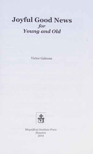 Joyful Good News for Young and Old