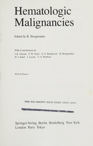 Hematologic malignancies