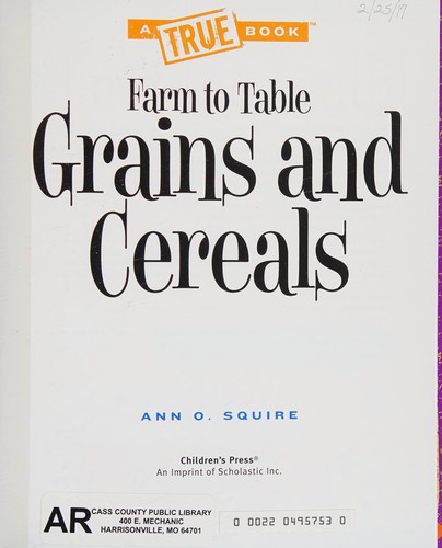Grains and Cereals