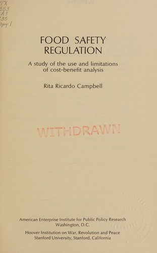 Food safety regulation