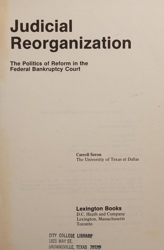 Judicial reorganization