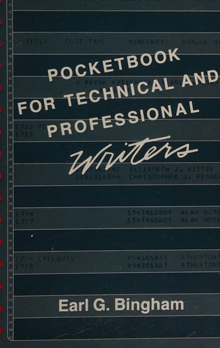Pocketbook for technical and professional writers