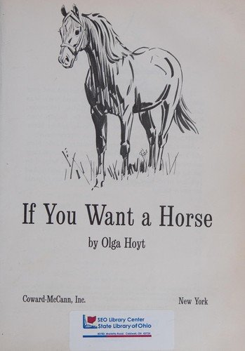 If you want a horse