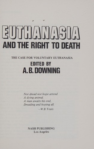 Euthanasia and the right to death