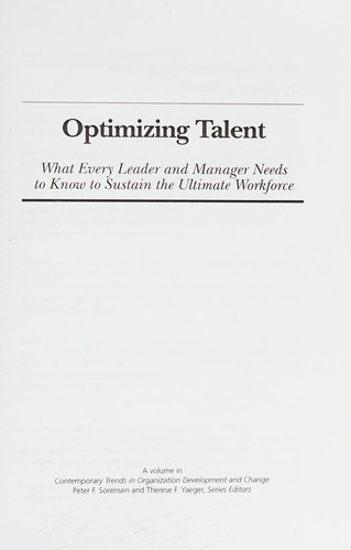 Optimizing talent