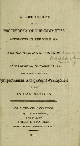 Accounts of two attempts towards the civilization of some Indian nations in North America