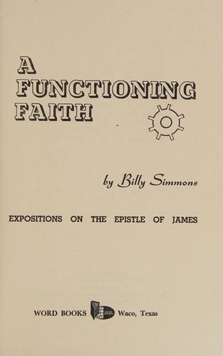 A functioning faith