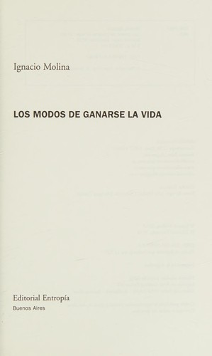 Los modos de ganarse la vida