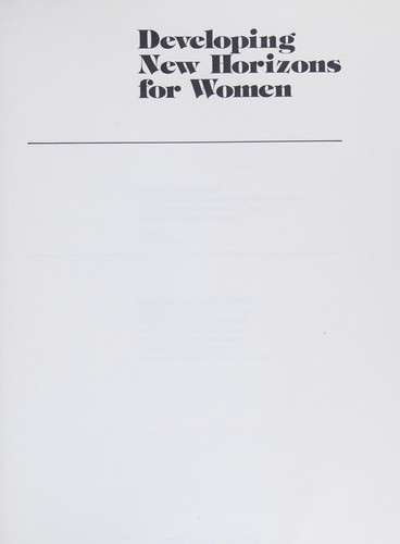 Developing new horizons for women