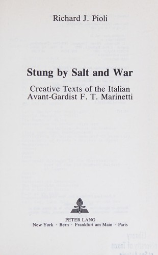 Stung by Salt and War