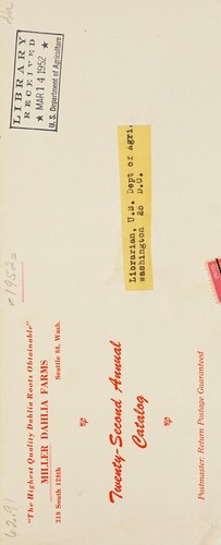 Twenty-second annual catalog