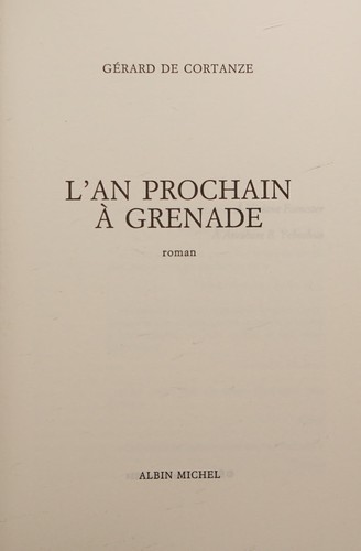 L'an prochain à Grenade
