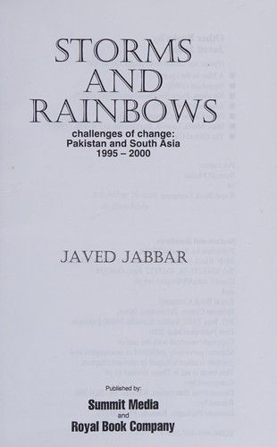 Storms and rainbows