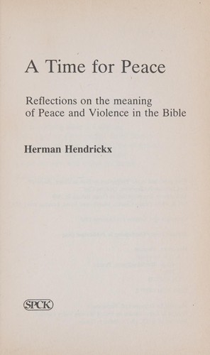 A time for peace