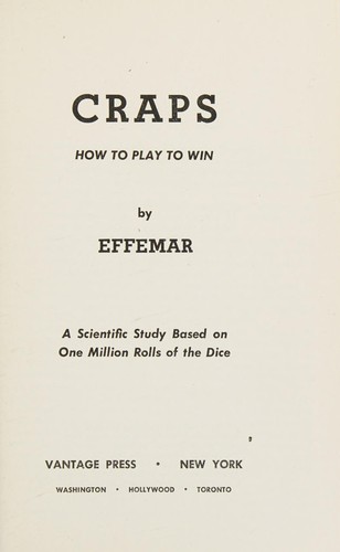 Craps, how to play to win