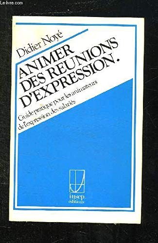 Animer des réunions d'expression