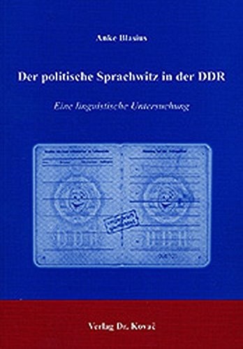 Der politische Sprachwitz in der DDR